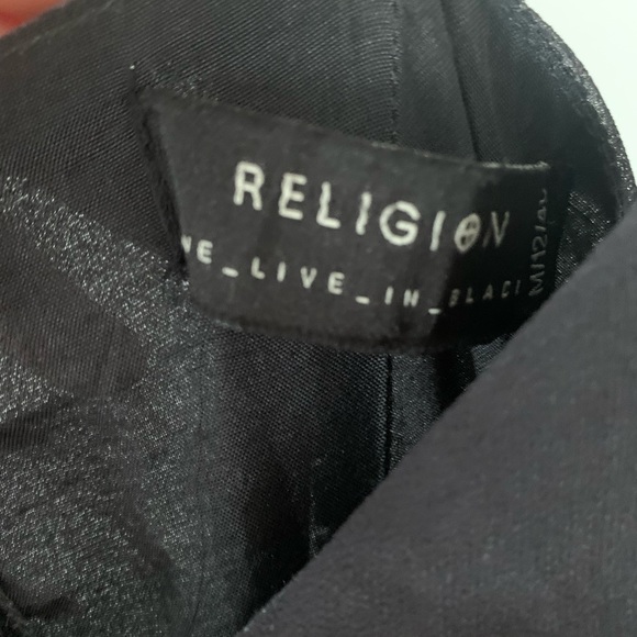 Religion Long Sheer Dress - Picture 6 of 8